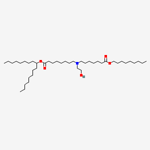 heptadecan-9-yl 8-[2-hydroxyethyl-(7-nonoxy-7-oxoheptyl)amino]octanoate