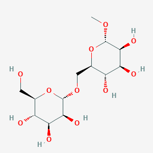 B119357 Methyl 6-O-alpha-D-mannopyranosyl-alpha-D-Mannopyranoside CAS No. 78962-39-7