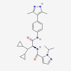 molecular formula C27H34N6O2 B11936030 IL-17 modulator 4 