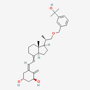 (1R,3S,5Z)-5-[2-[(1R,3aS,7aR)-1-[(2S)-1-[[3-(2-hydroxypropan-2-yl)phenyl]methoxy]propan-2-yl]-7a-methyl-2,3,3a,5,6,7-hexahydro-1H-inden-4-ylidene]ethylidene]-4-methylidenecyclohexane-1,3-diol