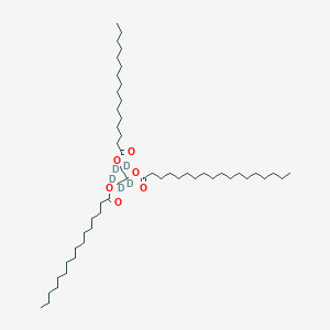molecular formula C53H102O6 B11936285 1,3-Dipalmitoyl-2-stearoyl glycerol-d5 