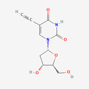 molecular formula C11H12N2O5 B11936420 5-ethynyl-1-[(2R,4R,5R)-4-hydroxy-5-(hydroxymethyl)oxolan-2-yl]pyrimidine-2,4-dione 