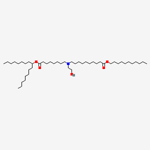 undecyl 10-[(8-heptadecan-9-yloxy-8-oxooctyl)-(2-hydroxyethyl)amino]decanoate