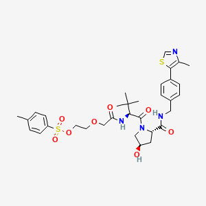 molecular formula C33H42N4O8S2 B11936495 (S,R,S)-AHPC-PEG1-OTs 