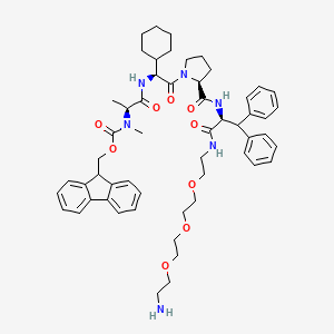 molecular formula C55H70N6O9 B11936542 cIAP1 Ligand-Linker Conjugates 7 