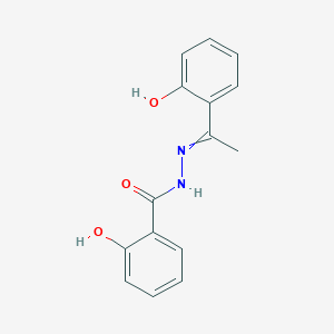 molecular formula C15H14N2O3 B11936582 2-hydroxy-N-[1-(2-hydroxyphenyl)ethylideneamino]benzamide 