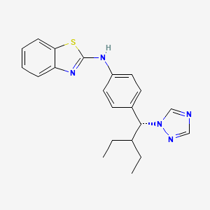 molecular formula C21H23N5S B1193681 (R)-Talarozole CAS No. 870093-23-5