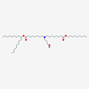 nonyl 8-[(8-heptadecan-9-yloxy-8-oxooctyl)-(3-hydroxypropyl)amino]octanoate