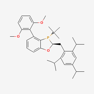 (2S,3S)-3-(tert-Butyl)-4-(2,6-dimethoxyphenyl)-2-(2,4,6-triisopropylbenzyl)-2,3-dihydrobenzo[d][1,3]oxaphosphole