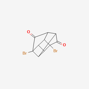 molecular formula C10H6Br2O2 B11937216 2,5a-Dibromohexahydro-1h-1,2,4-(methanetriyl)cyclobuta[cd]pentalene-3,5-dione CAS No. 25867-85-0