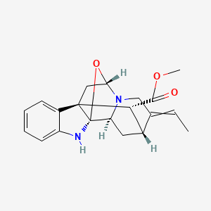 molecular formula C20H22N2O3 B11937274 methyl (1R,9R,11S,15R,17S,19R)-14-ethylidene-18-oxa-2,12-diazahexacyclo[9.6.1.19,15.01,9.03,8.012,17]nonadeca-3,5,7-triene-19-carboxylate 