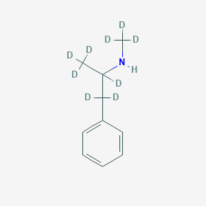 1,1,1,2,3,3-hexadeuterio-3-phenyl-N-(trideuteriomethyl)propan-2-amine