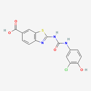 molecular formula C15H10ClN3O4S B11937317 17|A-Hsd10-IN-2 