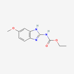 ethyl 5-methoxy-1H-benzimidazol-2-ylcarbamate