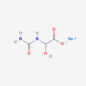 Sodium;2-(carbamoylamino)-2-hydroxyacetate