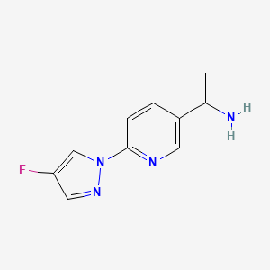 (S)-1-[6-(4-Fluoro-1-pyrazolyl)-3-pyridyl]ethanamine