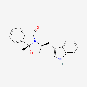 (3S,9bR)-3-(1H-indol-3-ylmethyl)-9b-methyl-2,3-dihydro-[1,3]oxazolo[2,3-a]isoindol-5-one