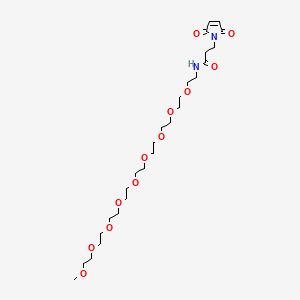 molecular formula C26H46N2O12 B11937636 m-PEG9-Mal 