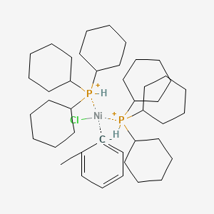 trans-Bis(tricyclohexylphosphine)(2-methylphenyl)nickel(II) chloride