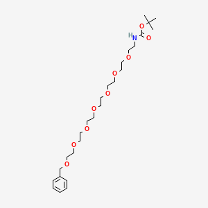 molecular formula C26H45NO9 B11937711 Benzyl-PEG7-NHBoc 