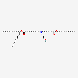 heptadecan-9-yl 8-[3-hydroxypropyl-(6-nonoxy-6-oxohexyl)amino]octanoate