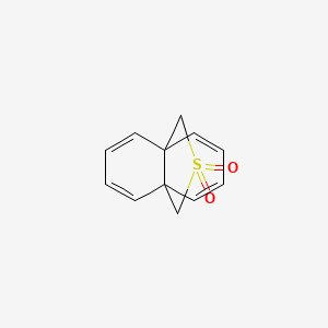 molecular formula C12H12O2S B11937733 4a,8a-(Methanothiomethano)naphthalene, 10,10-dioxide CAS No. 23695-63-8