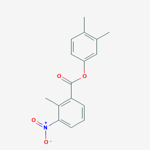 molecular formula C16H15NO4 B11937825 3,4-Dimethylphenyl 2-methyl-3-nitrobenzoate CAS No. 882865-93-2