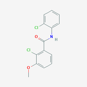 2-chloro-N-(2-chlorophenyl)-3-methoxybenzamide