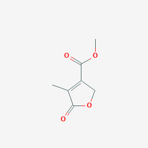 3-Furancarboxylic acid, 2,5-dihydro-4-methyl-5-oxo-, methyl ester