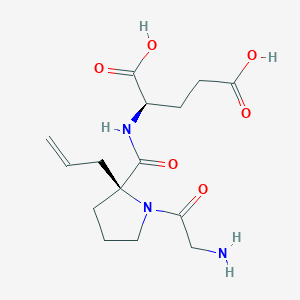 ((S)-2-Allyl-1-glycylpyrrolidine-2-carbonyl)-D-glutamic acid