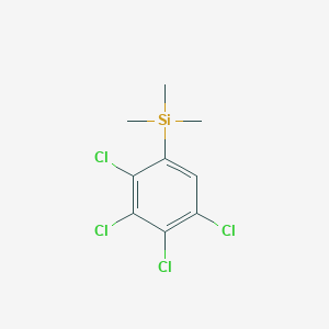 (2,3,4,5-Tetrachlorophenyl)trimethylsilane