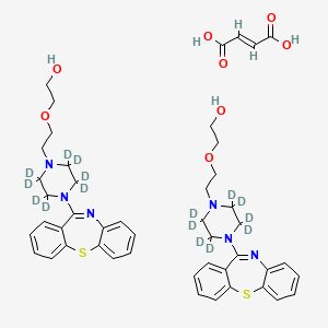 Quetiapine-d8 Hemifumarate (piperazine-d8)