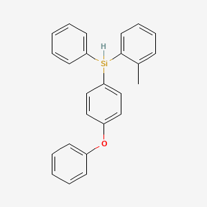 (4-Phenoxyphenyl)(phenyl)(o-tolyl)silane