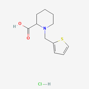 1-(2-Thienylmethyl)-2-piperidinecarboxylic acid hydrochloride