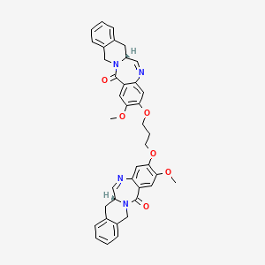 (6aR)-3-[3-[[(6aR)-2-methoxy-14-oxo-7,12-dihydro-6aH-isoquinolino[3,2-c][1,4]benzodiazepin-3-yl]oxy]propoxy]-2-methoxy-7,12-dihydro-6aH-isoquinolino[3,2-c][1,4]benzodiazepin-14-one