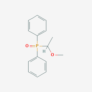 molecular formula C15H17O2P B11938411 Phosphine oxide, (1-methoxyethyl)diphenyl- CAS No. 64304-77-4