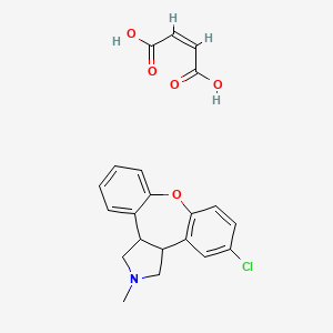 (Z)-but-2-enedioic acid;9-chloro-4-methyl-13-oxa-4-azatetracyclo[12.4.0.02,6.07,12]octadeca-1(18),7(12),8,10,14,16-hexaene