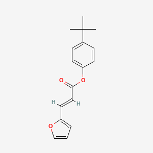 4-(tert-Butyl)phenyl 3-(furan-2-yl)acrylate