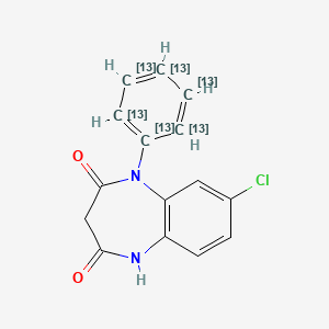 N-Desmethyl Clobazam-13C6