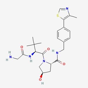 molecular formula C24H33N5O4S B11938498 (S,R,S)-Ahpc-C1-NH2 