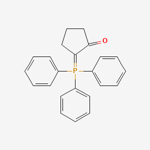 molecular formula C23H21OP B11938516 2-(Triphenyl-lambda~5~-phosphanylidene)cyclopentan-1-one CAS No. 2136-76-7