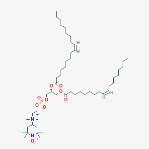 molecular formula C52H98N2O9P B11938566 18:1 Tempo PC, 1,2-dioleoyl-sn-glycero-3-phospho(tempo)choline, chloroform 