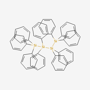 molecular formula C60H50Si4 B11938572 Decaphenyltetrasilane 