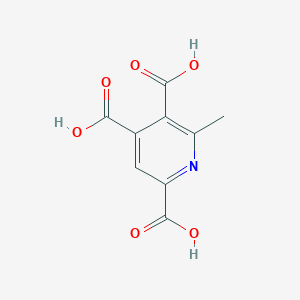 molecular formula C9H7NO6 B11938607 2-Methyl-3,4,6-pyridinetricarboxylic acid CAS No. 69567-41-5