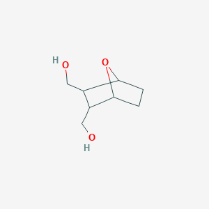 molecular formula C8H14O3 B11938617 (7-Oxabicyclo[2.2.1]heptane-2,3-diyl)dimethanol CAS No. 90370-97-1