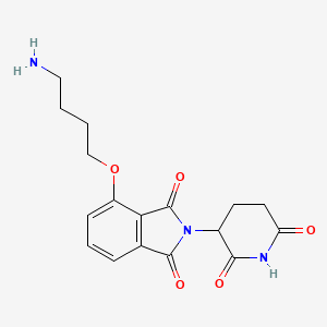 molecular formula C17H19N3O5 B11938630 Thalidomide-O-C4-NH2 