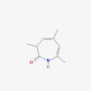 molecular formula C9H13NO B11938650 3,5,7-trimethyl-1,3-dihydro-2H-azepin-2-one CAS No. 936-85-6