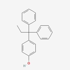 B11938690 Phenol, 4-(1,1-diphenylpropyl)- CAS No. 102319-34-6