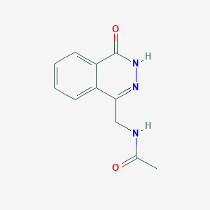 molecular formula C11H11N3O2 B11938697 N-((4-oxo-3,4-dihydrophthalazin-1-yl)methyl)acetamide 