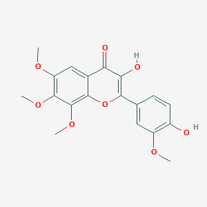 molecular formula C19H18O8 B11938720 4'-Hydroxy-6,7,8,3'-tetramethoxyflavonol 